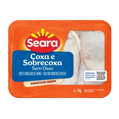 Coxa e Sobrecoxa Bandeja Congelada Seara 1kg — Seara
