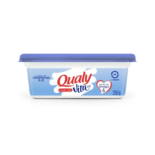 Margarina Qualy Vita com Sal 250g -Caixa c/24 — Qualy