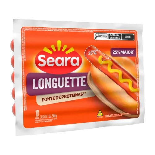 Salsicha Longuette Seara 500g — Seara