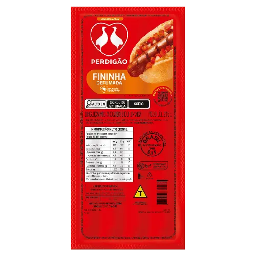 Linguiça Mista Cozida e Defumada Fininha Perdigão 215g - Caixa c/ 21 — Perdigão