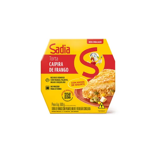 Torta Caipira de Frango Sadia 500g -Caixa c/6 — Sadia