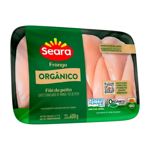 Filé de Peito Bandeja Seara Orgânico 600g — Seara
