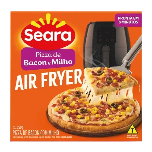 Pizza de Bacon e Milho Air Fryer Seara 250g — Seara