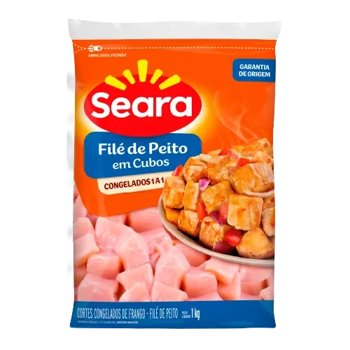 Filé de Peito em Cubos Seara 1kg — Seara