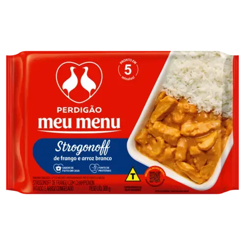 Strogonoff de Frango com Arroz Branco PD Meu Menu 300g — Perdigão