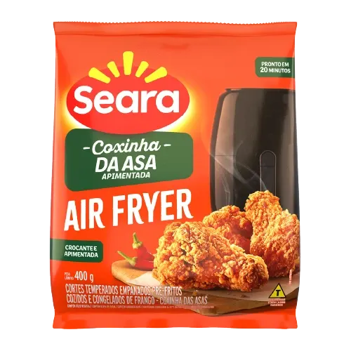 Coxinha da Asa  Apimentada Crocante Air Fryer Seara 400g — Seara