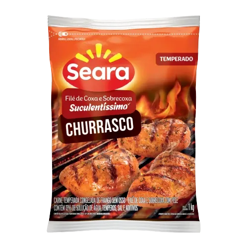 Filé de Coxa e Sobrecoxa Suculentíssimo Churrasco Seara 1kg — Seara