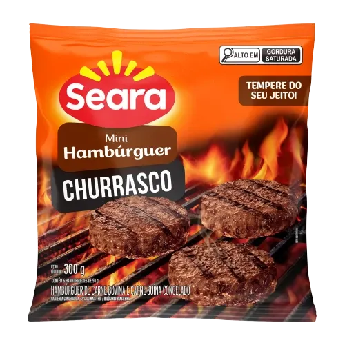 Mini Hambúrguer Seara Churrasco 300g — Seara