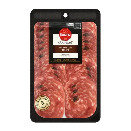 Salame com Trufa Fatiado Seara Gourmet 80g — Seara Gourmet