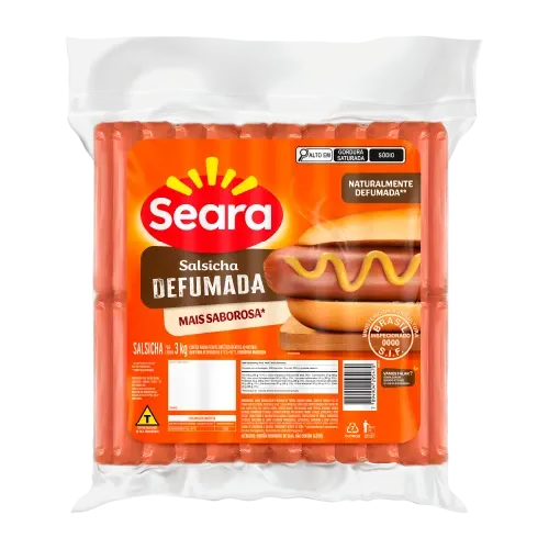 Salsicha Defumada Seara 3kg — Seara