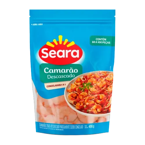 Camarão Descascado 80/100 Seara 400g — Seara