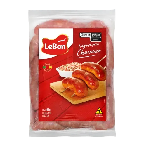 Linguiça Mista para Churrasco LeBon 600g — Lebon