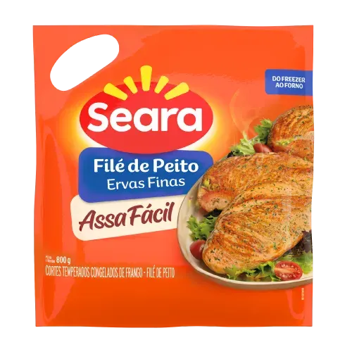 Filé de Peito Temperado Seara Assa Fácil 800g — Seara