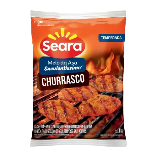 Meio da Asa Suculentíssimo Churrasco Seara 1kg — Seara