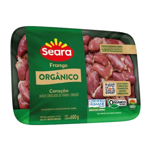 Coração Bandeja Seara Orgânico 600g — Seara