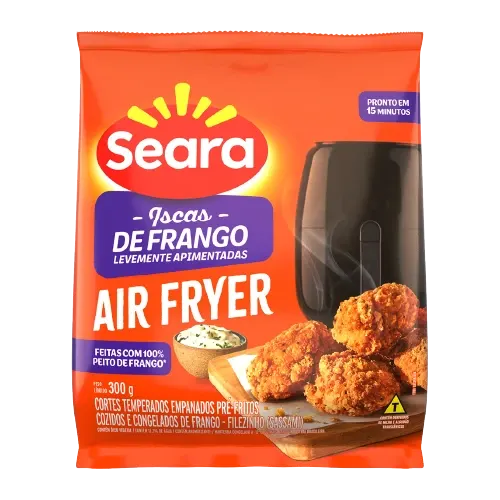 Iscas de Frango Levemente Apimentada Air Fryer 300g — Seara