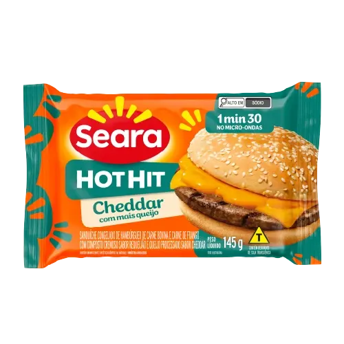 Hot Hit Cheddar Seara 145g — Seara
