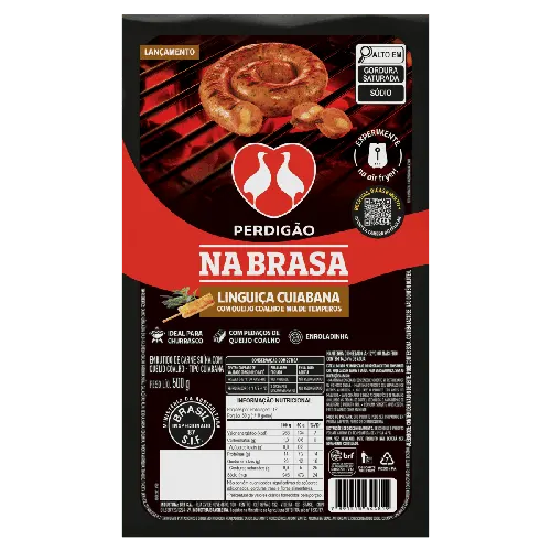 Linguiça Tipo Cuiabana Perdigão Na Brasa C/16 — Perdigão Na Brasa
