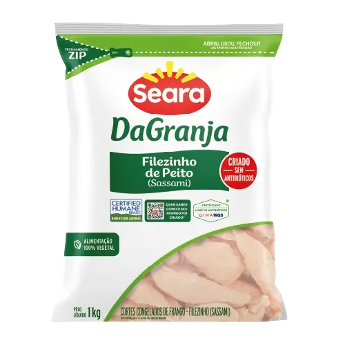Filezinho de Peito Sassami DaGranja 1kg — Seara