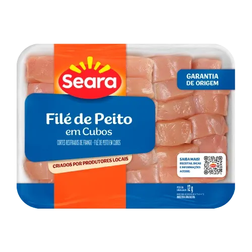 Filé de Peito em Cubos Bandeja Resfriada Seara — Seara