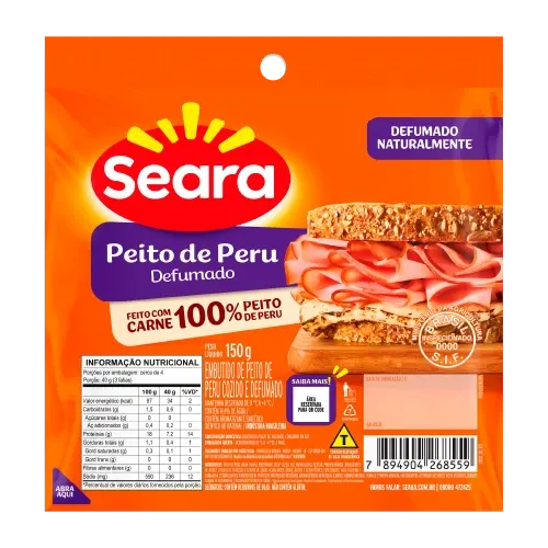 Peito de Peru Fatiado Seara 150g — Seara
