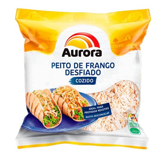 Peito de Frango Desfiado Cozido Aurora - 1,5KG