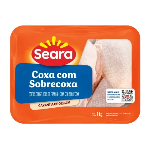 Coxa com Sobrecoxa Bandeja Congelada Seara 1kg — Seara