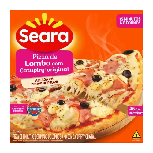 Pizza de Lombo com Catupiry Seara 460g — Seara