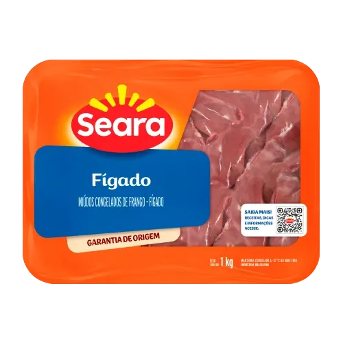 Fígado de Frango Bandeja Congelada Seara 1kg — Seara