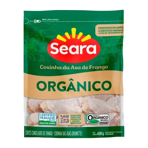 Coxinha da Asa Seara Orgânico 600g — Seara