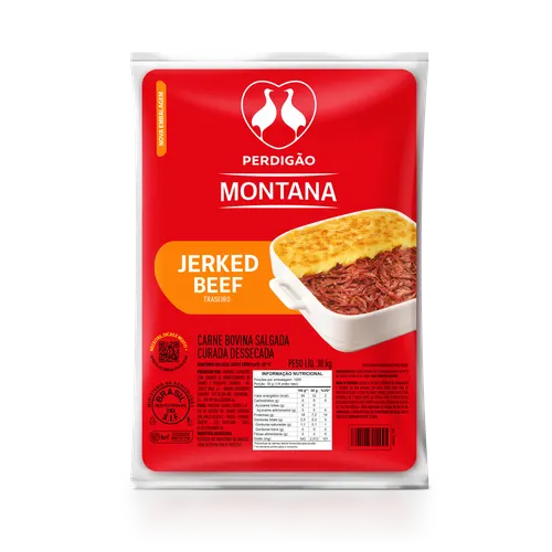 Jerked Beef Dianteiro Dois Pelos Perdigão Montana — Central MBRF