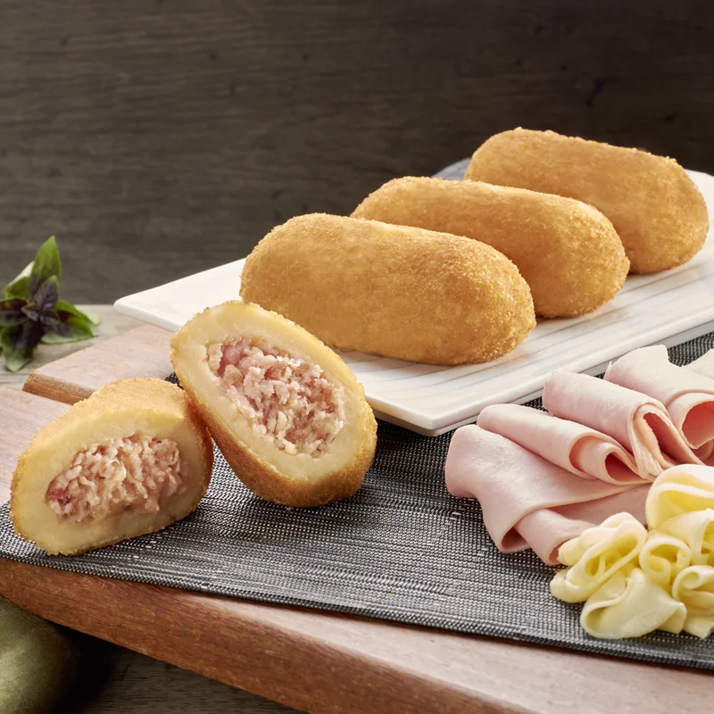Enrolado de Presunto e Queijo — Croissant & Cia