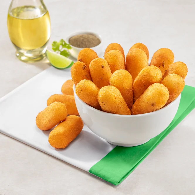 Mini Bolinho de Bacalhau — Croissant & Cia