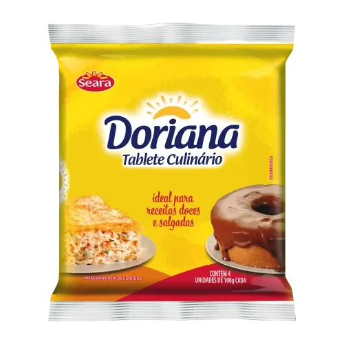 Tablete Culinário 80% Gordura Doriana 400g — Doriana