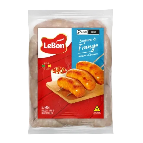 Linguiça de Frango Congelada Lebon 600g — Lebon