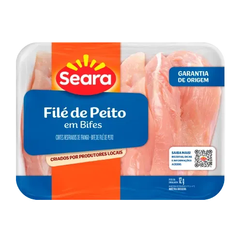 Filé de Peito em Bifes Bandeja Resfriada Seara — Seara