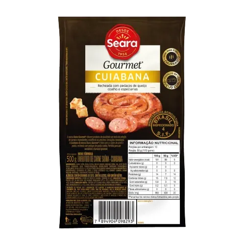 Linguiça tipo Cuiabana Seara Gourmet 500g — Seara Gourmet