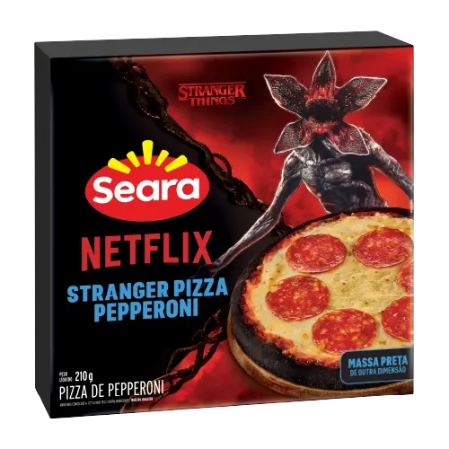 Stranger Pizza Pepperoni Netflix 210g — Seara