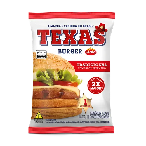Texas Burger Misto Tradicional 112g — Seara