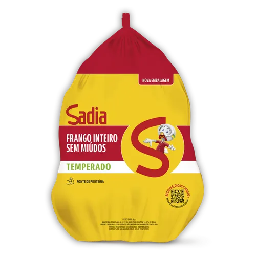 FRANGO INT S/MIUDOS TEMP CONG PVAR SD - Caixa c/ 5 a 7 — Sadia