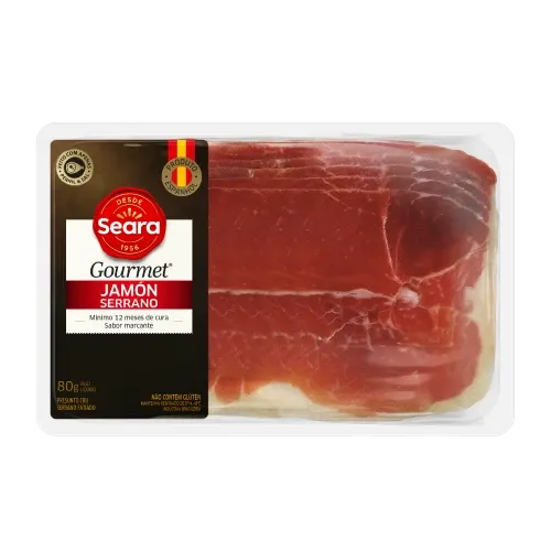 Jamón Serrano Fatiado Seara Gourmet 80g — Seara Gourmet