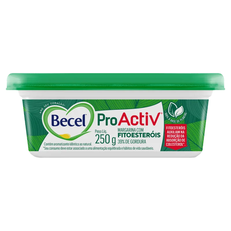 Margarina com Fitoesteróis Pro Activ Becel 250g - Caixa c/12 — Becel