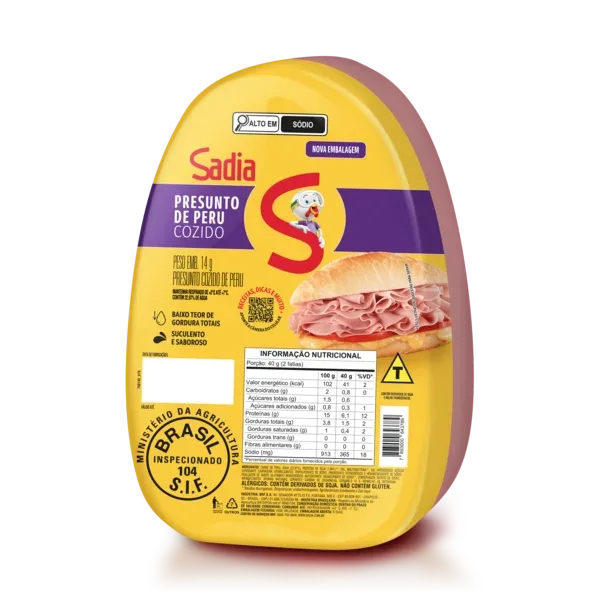 Presunto de Peru Sadia 3,5kg -Caixa c/2 — Sadia