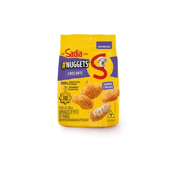 Nuggets Crocante Sadia 300g -Caixa c/16 — Sadia