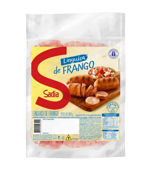 Linguiça de Frango Sadia 800g -Caixa c/12 — Sadia