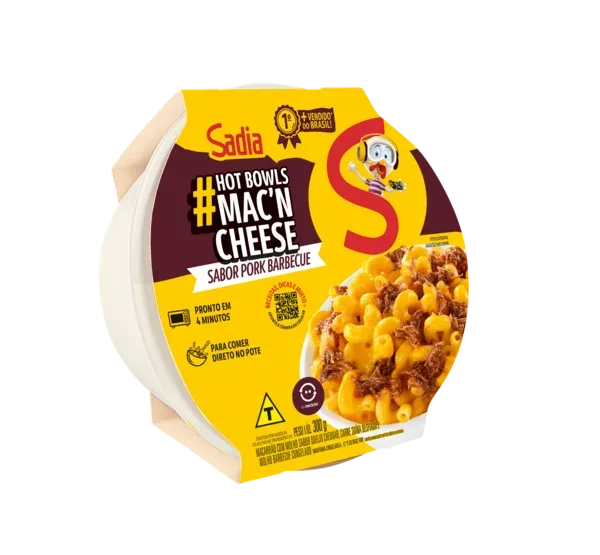 MAC'N CHEESE CARNE SUINA BARBECUE CONG SD — Sadia