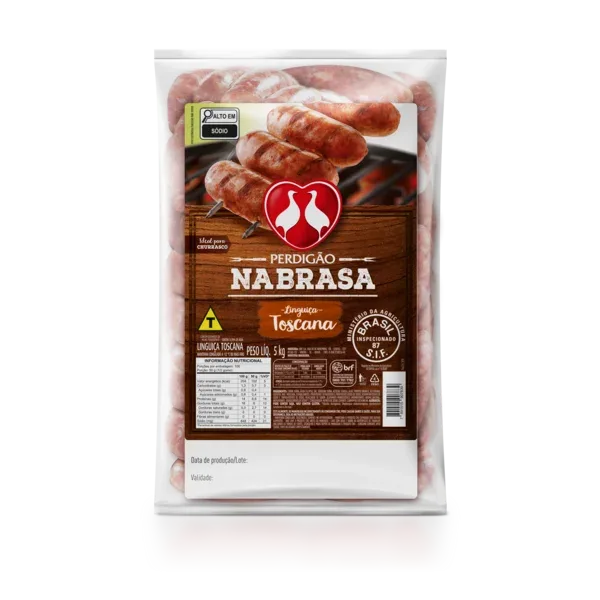 Linguiça Toscana Perdigão Na Brasa 5kg -Caixa c/4 — Perdigão Na Brasa
