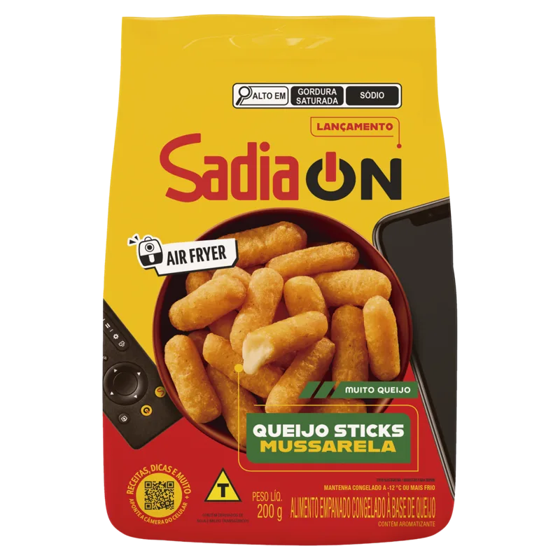 Queijo Sticks Mussarela - 200g Sadia On — Sadia