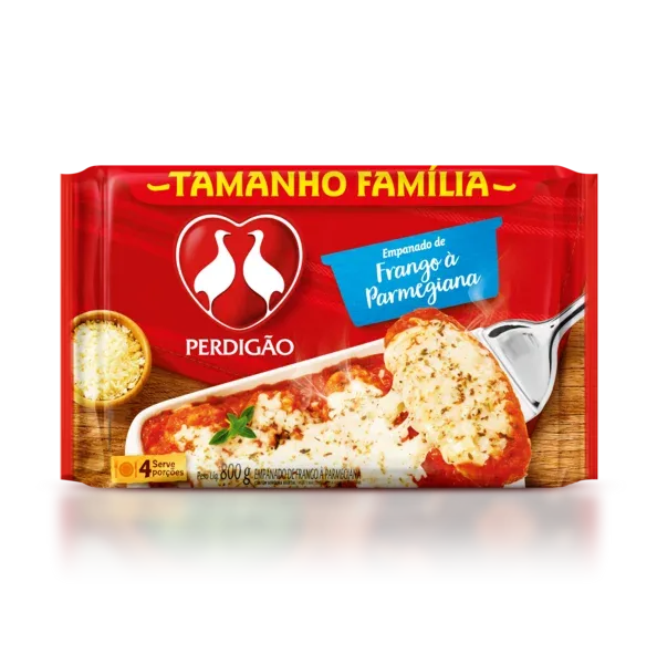 Frango à Parmegiana Perdigão 0,8Kg -Caixa c/4 — Perdigão