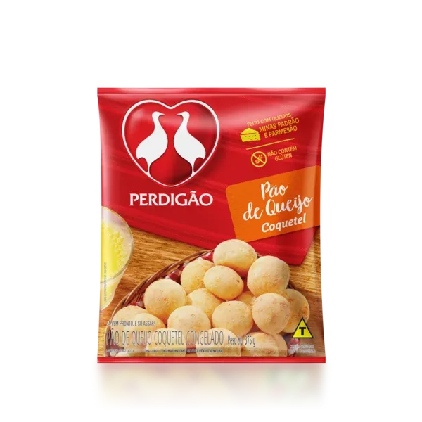 Pão de Queijo Coquetel Congelado Perdigão 375g -Caixa c/20 — Perdigão